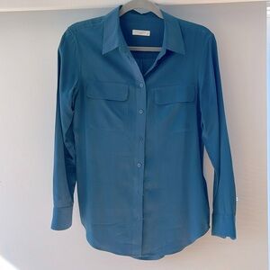 Equipment Slim Signature Blouse